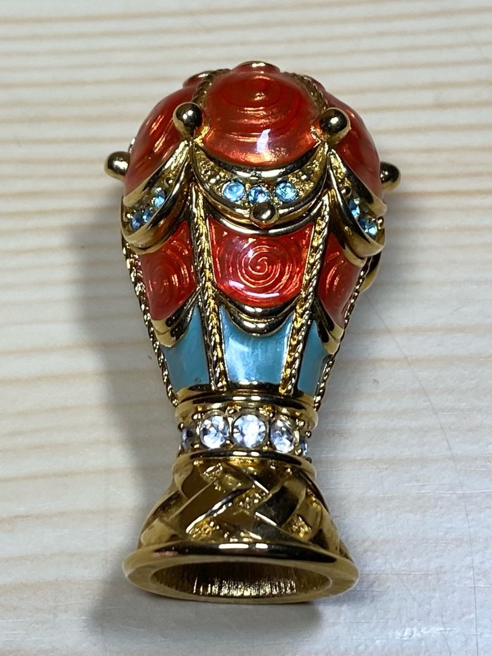Estee Lauder Hot Air Balloon Knowing Solid Perfume Compact 90s Vtg Fragrant